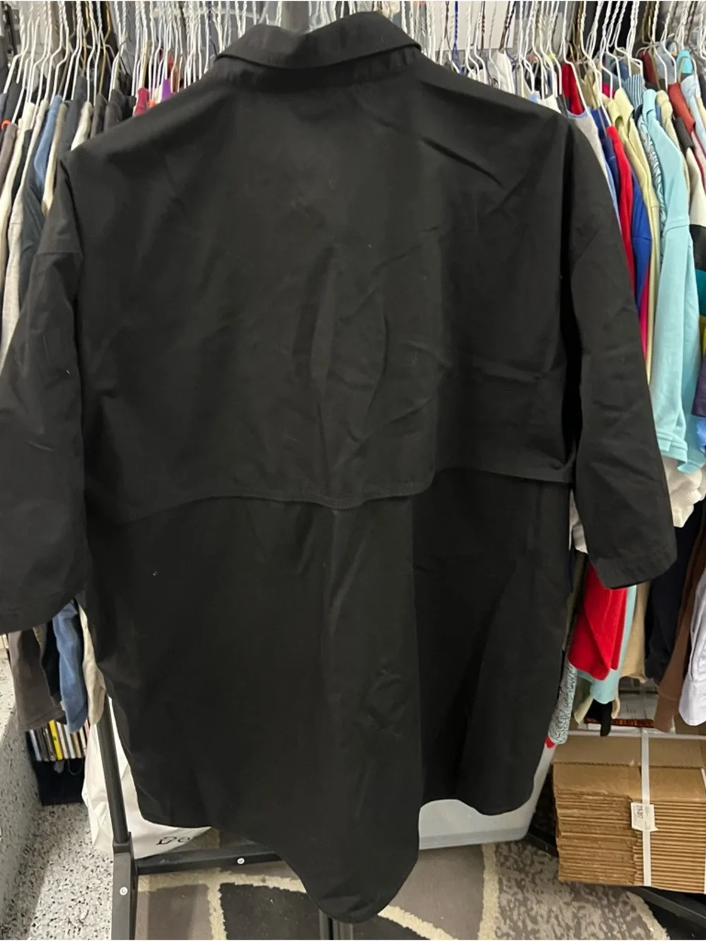 5.11 Tactical Series Mens Black Button Shirt Size 2XL Tall Short Sleeve Work - Picture 2 of 7